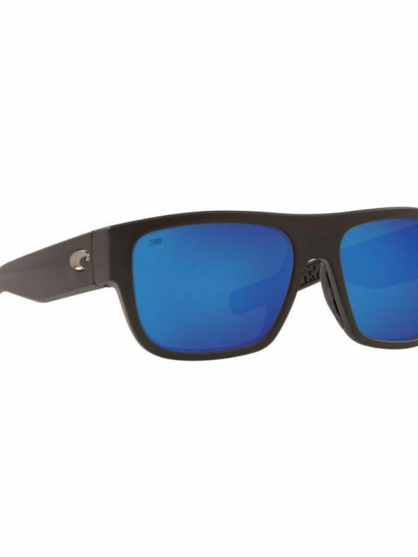 Sampan 11 580 Mens Sunglasses Colour is Matte Bk Blue Mirror