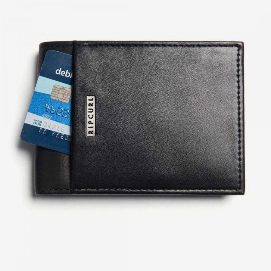 Stacka Rfid Pu All Day Mens Wallets Colour is Black