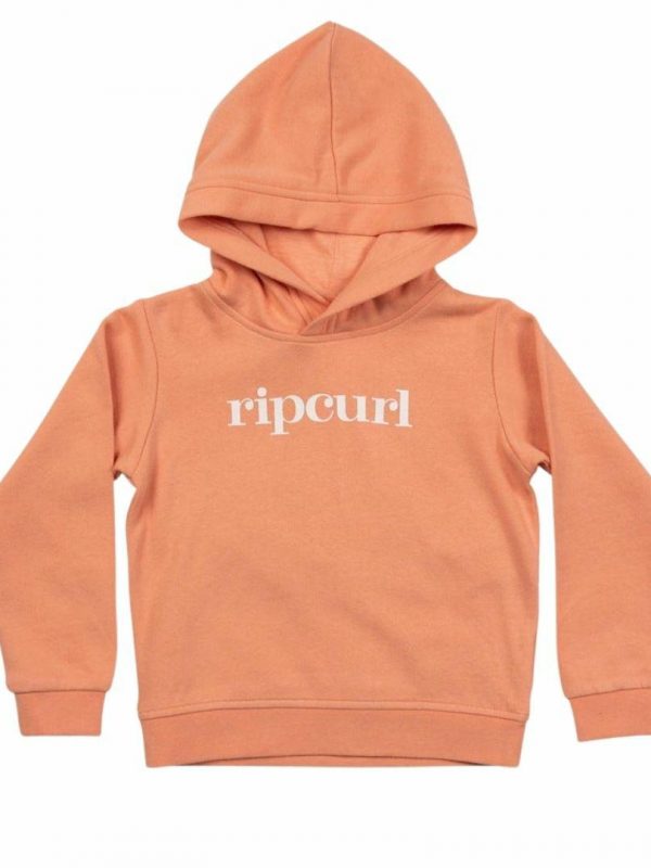 Golden Hoodie - Girl Kids Toddlers And Groms Tops Colour is Coral Pink
