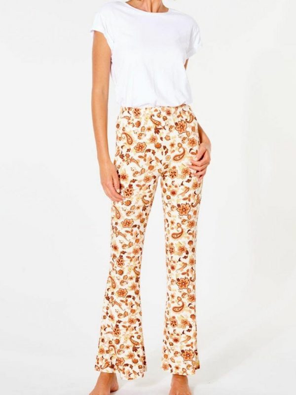 Desert Dawn Flare Womens Pants And Jeans Colour is Cream