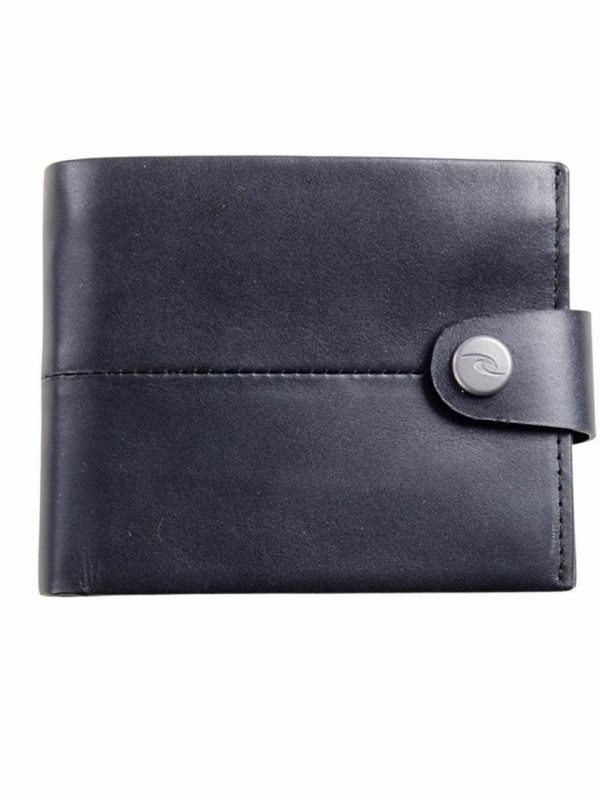 Snap Clip Rfid 2 In 1 Mens Wallets Colour is Black