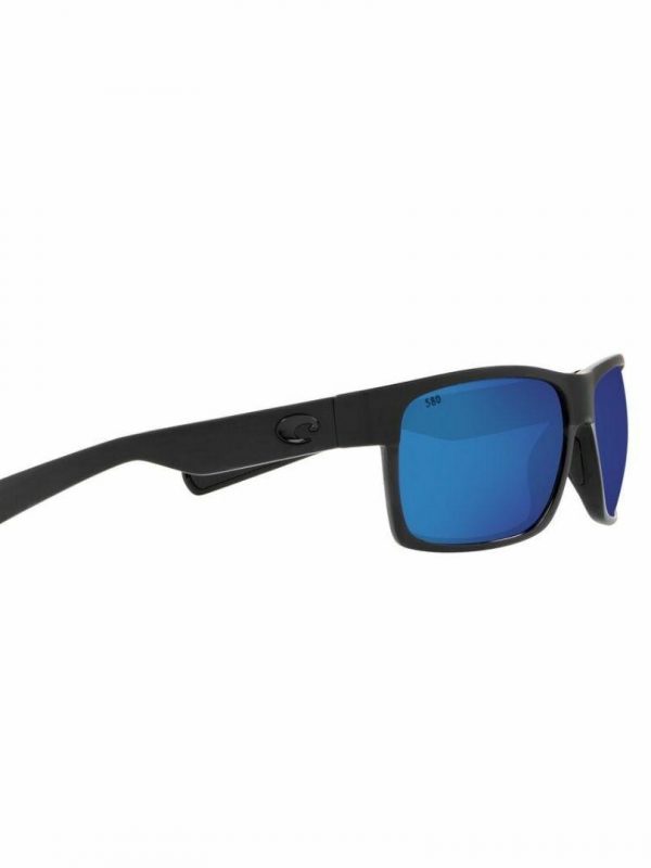 Halfmoon 155 Blue Mirror Mens Sunglasses Colour is Blk/mtlk Bluemirror