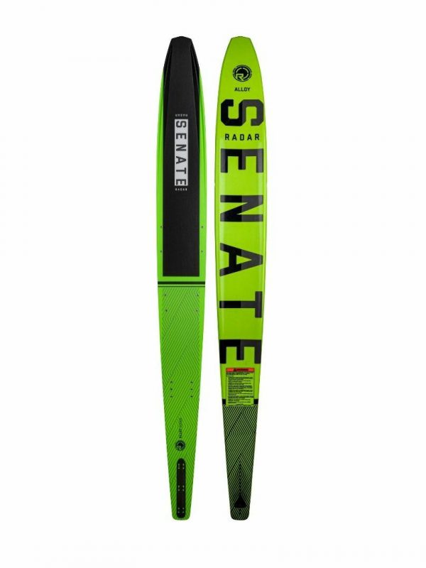 Senate Alloy Mens Water Skis Colour is Volt Green Black
