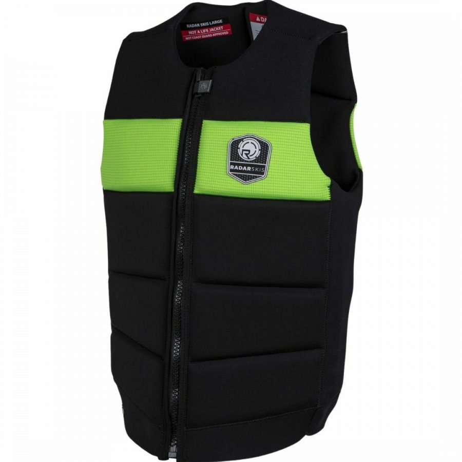 Tidal Impact Jacket Mens Bouyancy Vests Colour is Volt Green Black