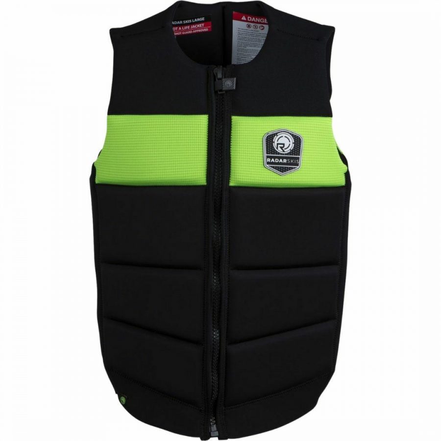 Tidal Impact Jacket Mens Bouyancy Vests Colour is Volt Green Black