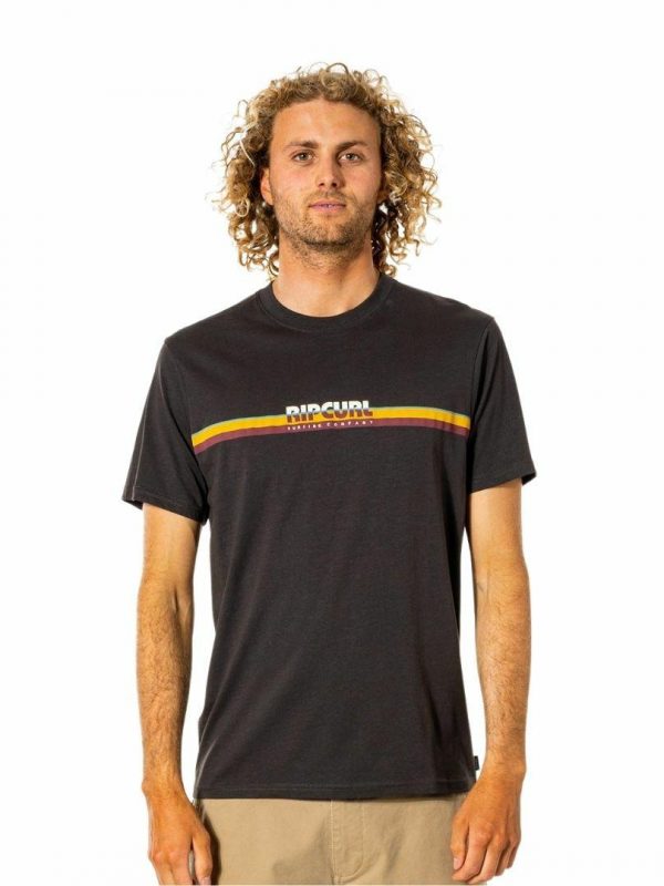 Surf Revival Tee Mens Tee Shirts Colour is Washed Black