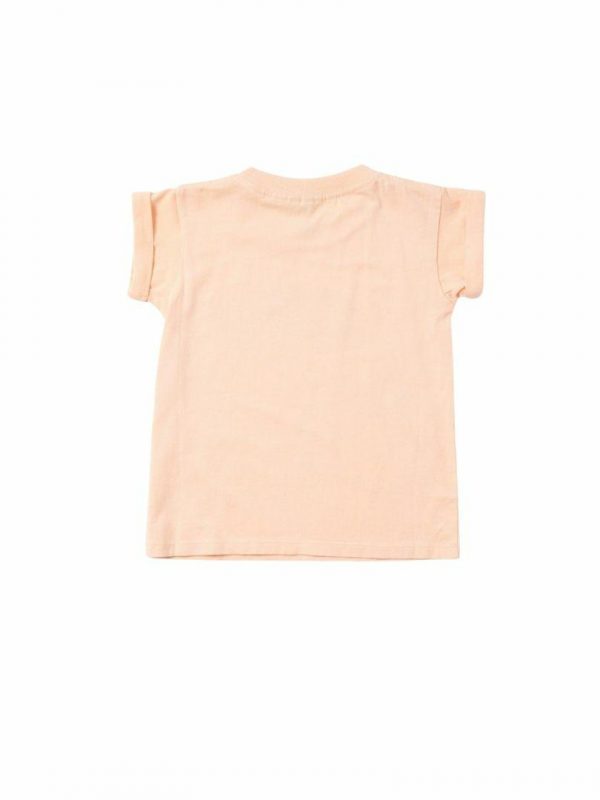 Paradise Logo Tee - Girl Kids Toddlers And Groms Tee Shirts Colour is Peach