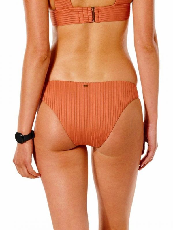 Premium Surf Cheeky Pant Womens Swim Wear Colour is Rhubarb