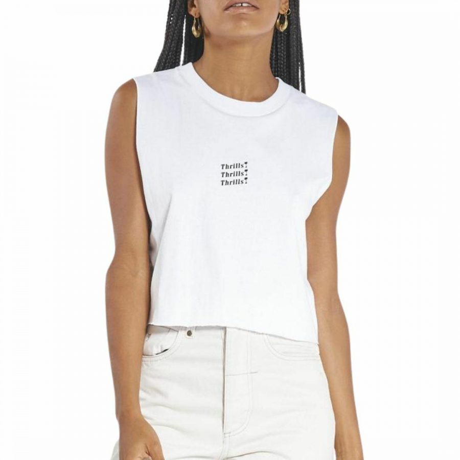 Unlimited Crop Womens Tops Colour is White