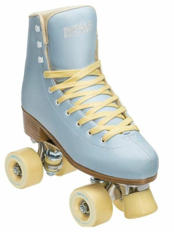Skyblue/yellow Quad Skate Womens Roller Skates Colour is Sky Blue Yellow
