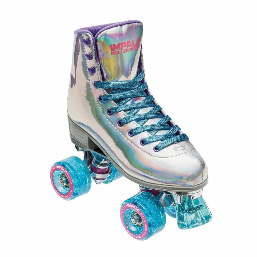 Holographic Quad Skate Womens Roller Skates Colour is Holographic