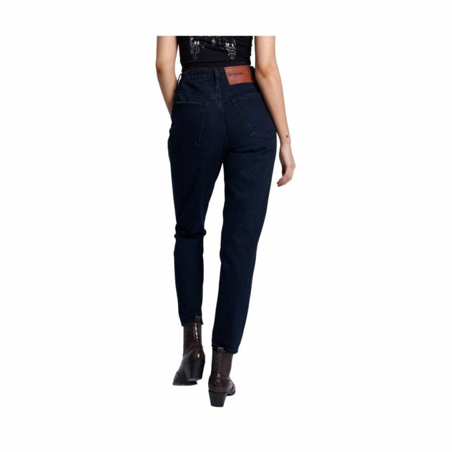 Fox Legend Mom Fit Jeans Womens Pants And Jeans Colour is Fox Black