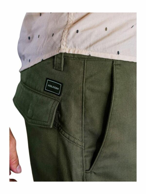 Barracks Relaxed Chino 19 Mens Walkshorts Colour is Army Green Combo