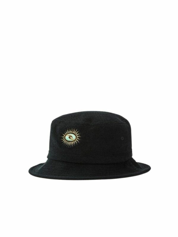 Solid Rock Bucket Hat Mens Hats Caps And Beanies Colour is Washed Black