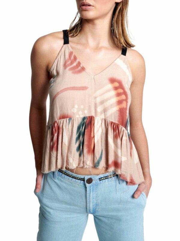 Cosmic Runaway Cami Womens Tops Colour is Nude