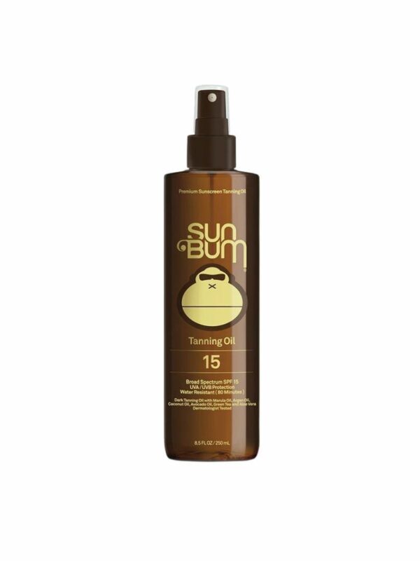 Spf 15 Browning Oil Unisex Beach Accessories Colour is Brown