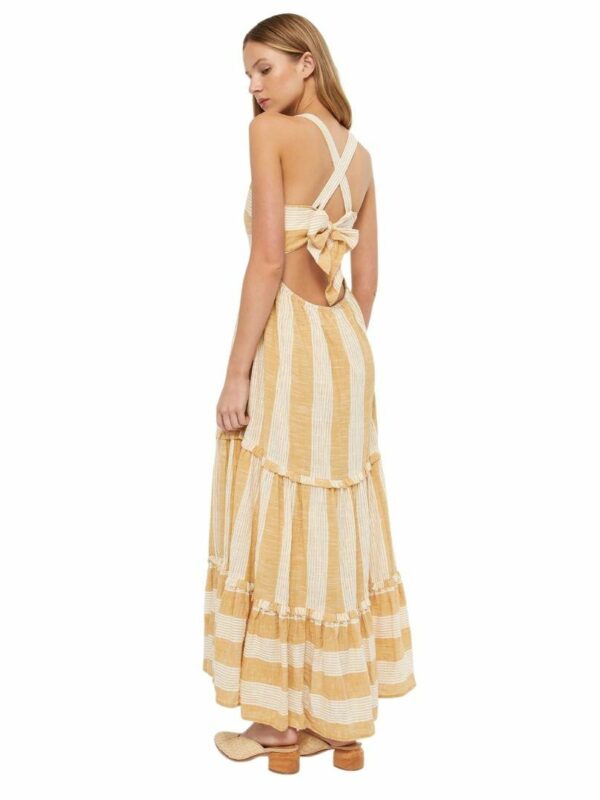 Amiyah Afra Maxi Womens Skirts And Dresses Colour is Chamomile Stripe