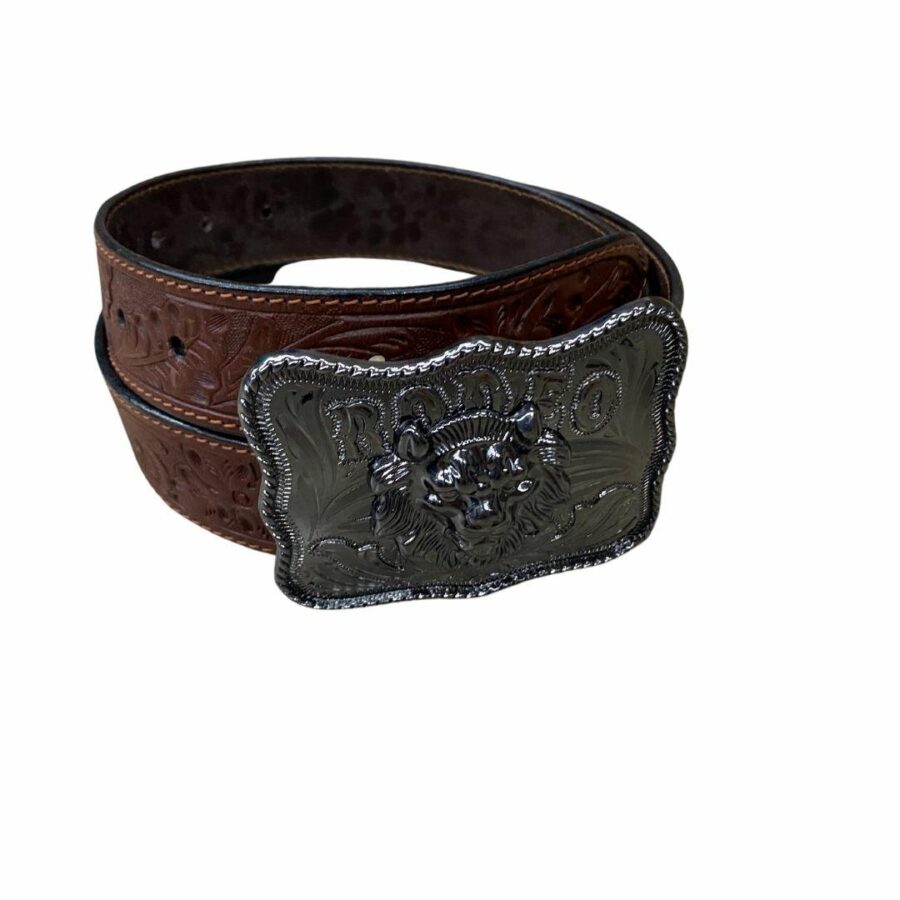 Desert Star Leather Belt Womens Accessories Colour is Brown