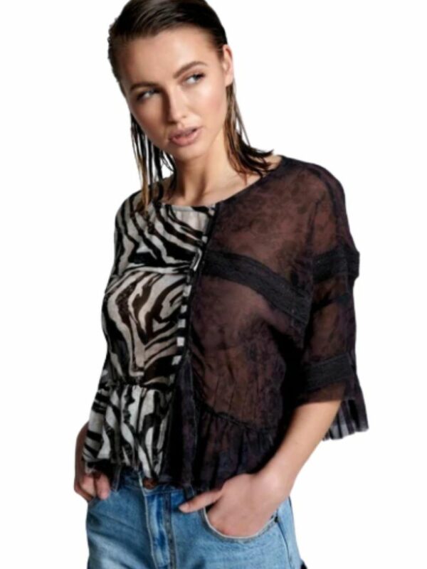 Ripple Night Dance Top Womens Tops Colour is Multi