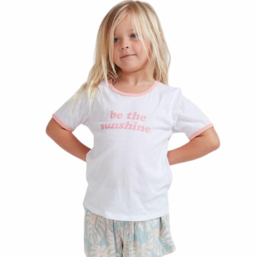 Be The Sunshine T Girls Tee Shirts Colour is White