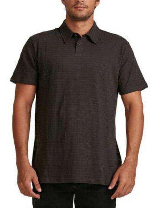 Essential Polo Mens Tops Colour is Raven