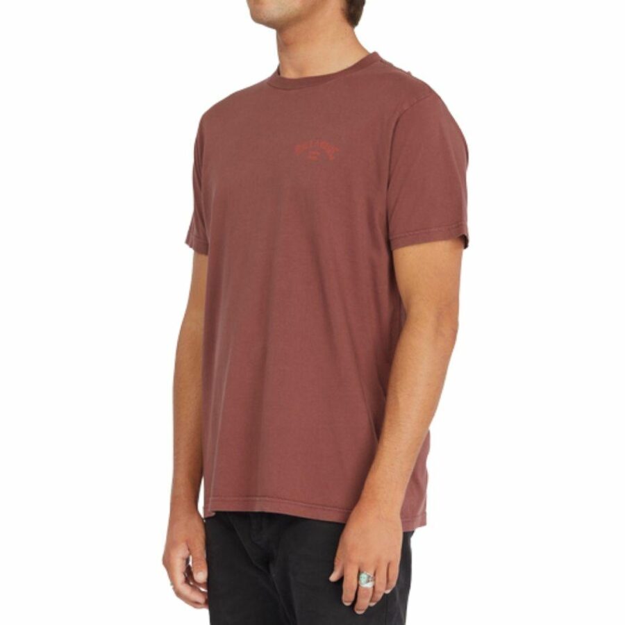 Arch Wave Ss Ww Mens Tops Colour is Vino
