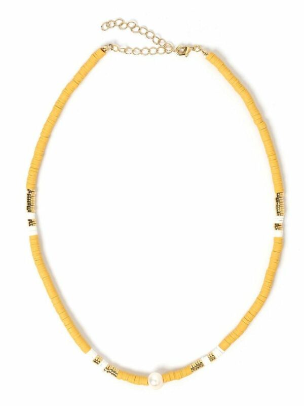 Nomi Necklace Womens Fashion Accessories Colour is Butter Yellow