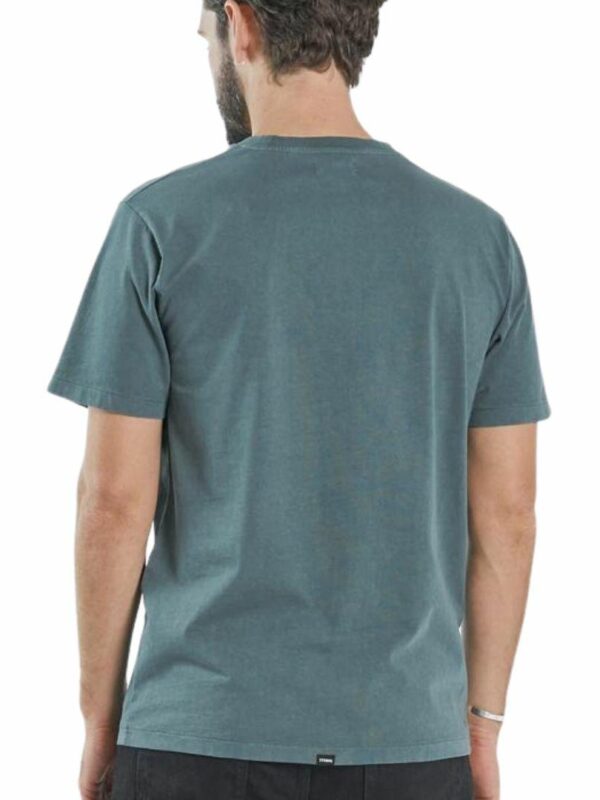 Two Tone Merch Tee Mens Tops Colour is Vintage Teal