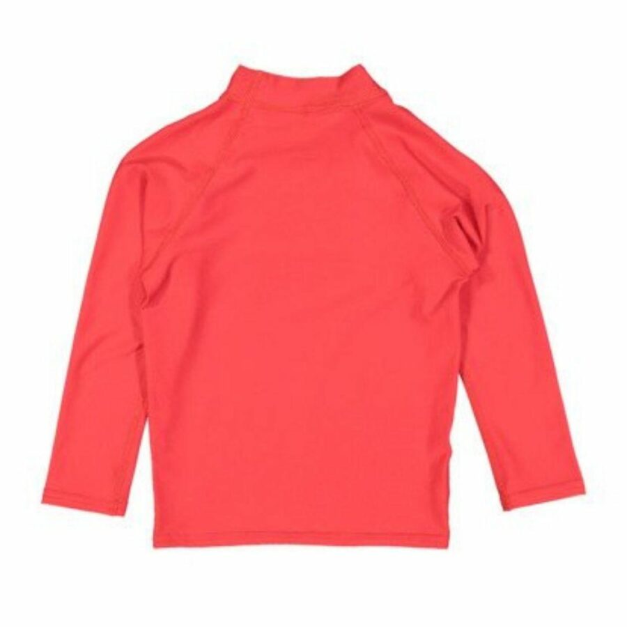 Groms Union Rf Ls Kids Toddlers And Groms Rash Shirts And Lycra Tops Colour is Red