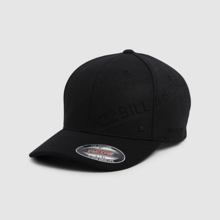 Slice Flexfit Cap Mens Hats Caps And Beanies Colour is Black