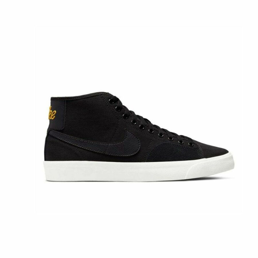 Blazer Court Mid Mens Shoes And Boots Colour is Black
