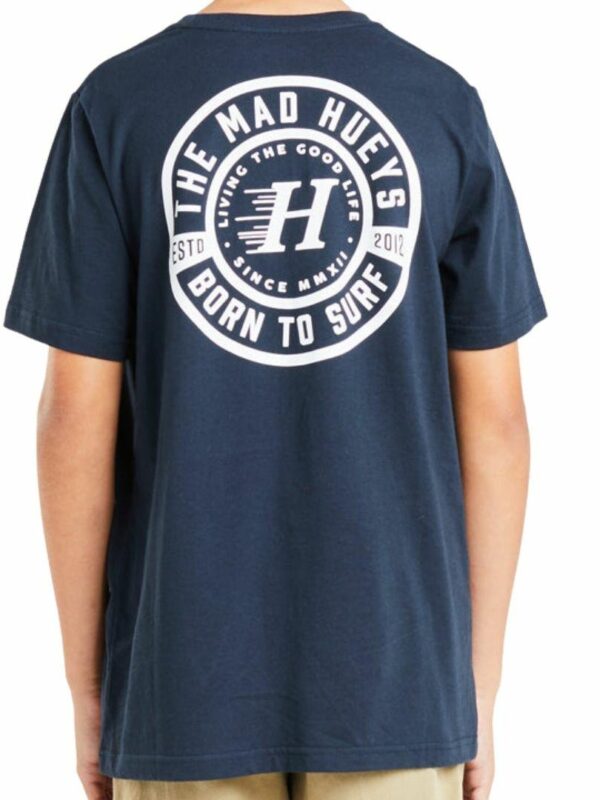 Born To Surf Youth Ss Boys Tops Colour is Navy