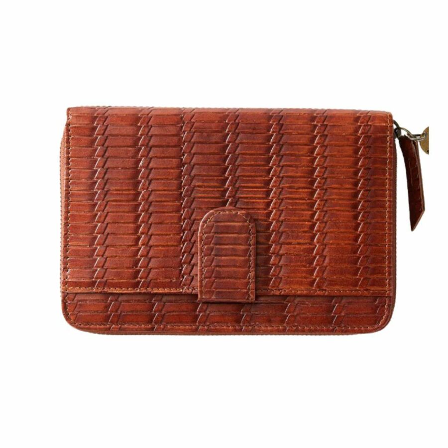 Hermosa Rfid Leather Wall Womens Wallets Colour is Vintage Tan