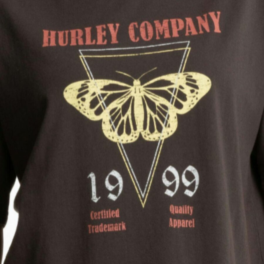 Butterfly Tee Womens Tee Shirts Colour is Raven