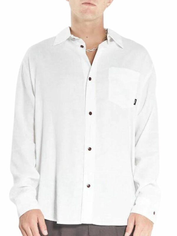 Minimal Os Lss Mens Tops Colour is Dirty White