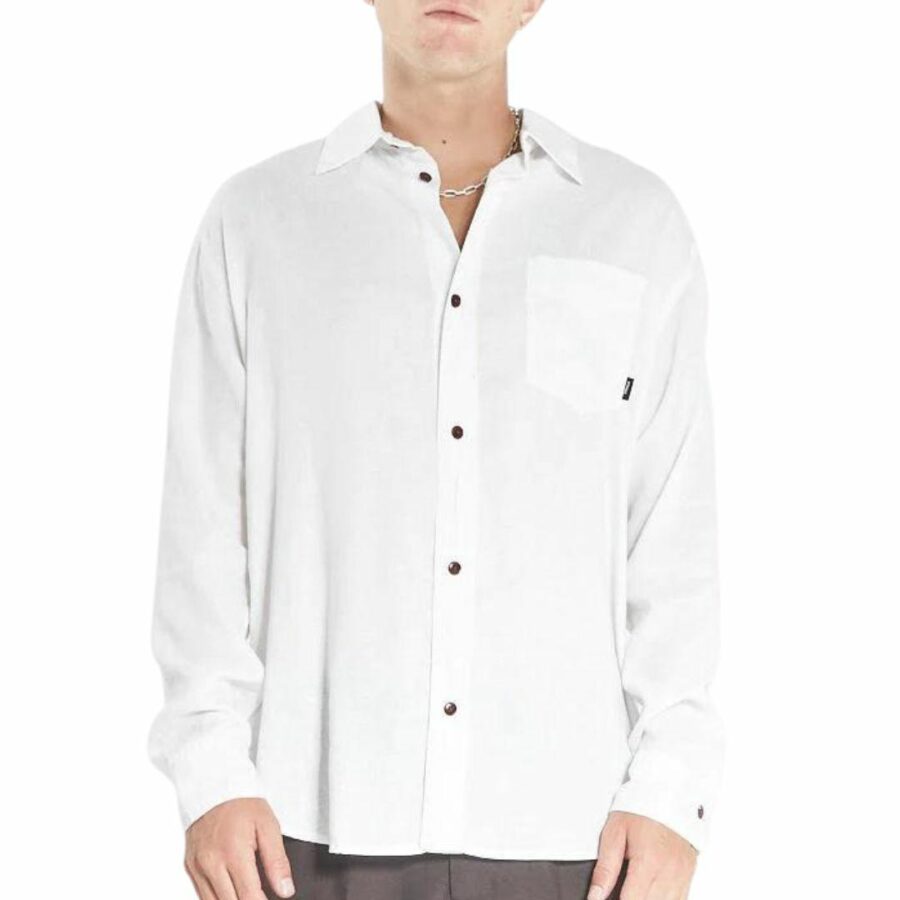 Minimal Os Lss Mens Tops Colour is Dirty White