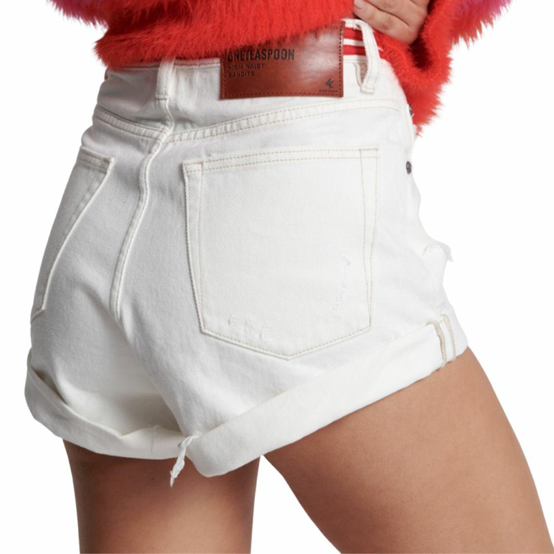 Red Line Bandits Shorts Womens Walkshorts Colour is White Beauty