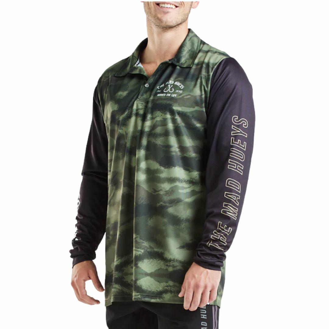 Hooked For Life Upf50+ Mens Tops Colour is Camo