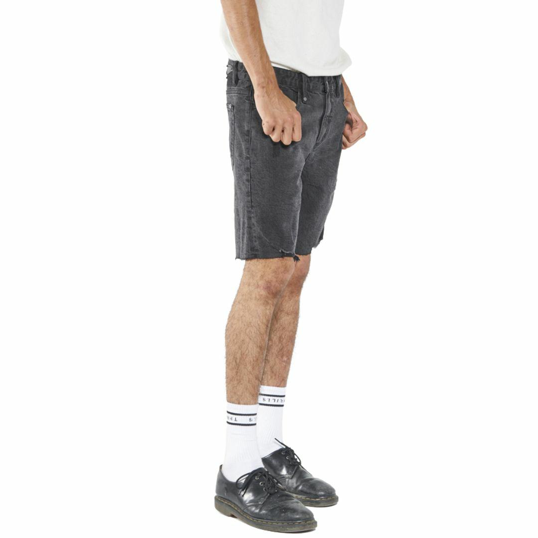 Bones Denim Shorts Mens Walkshorts Colour is Aged Black