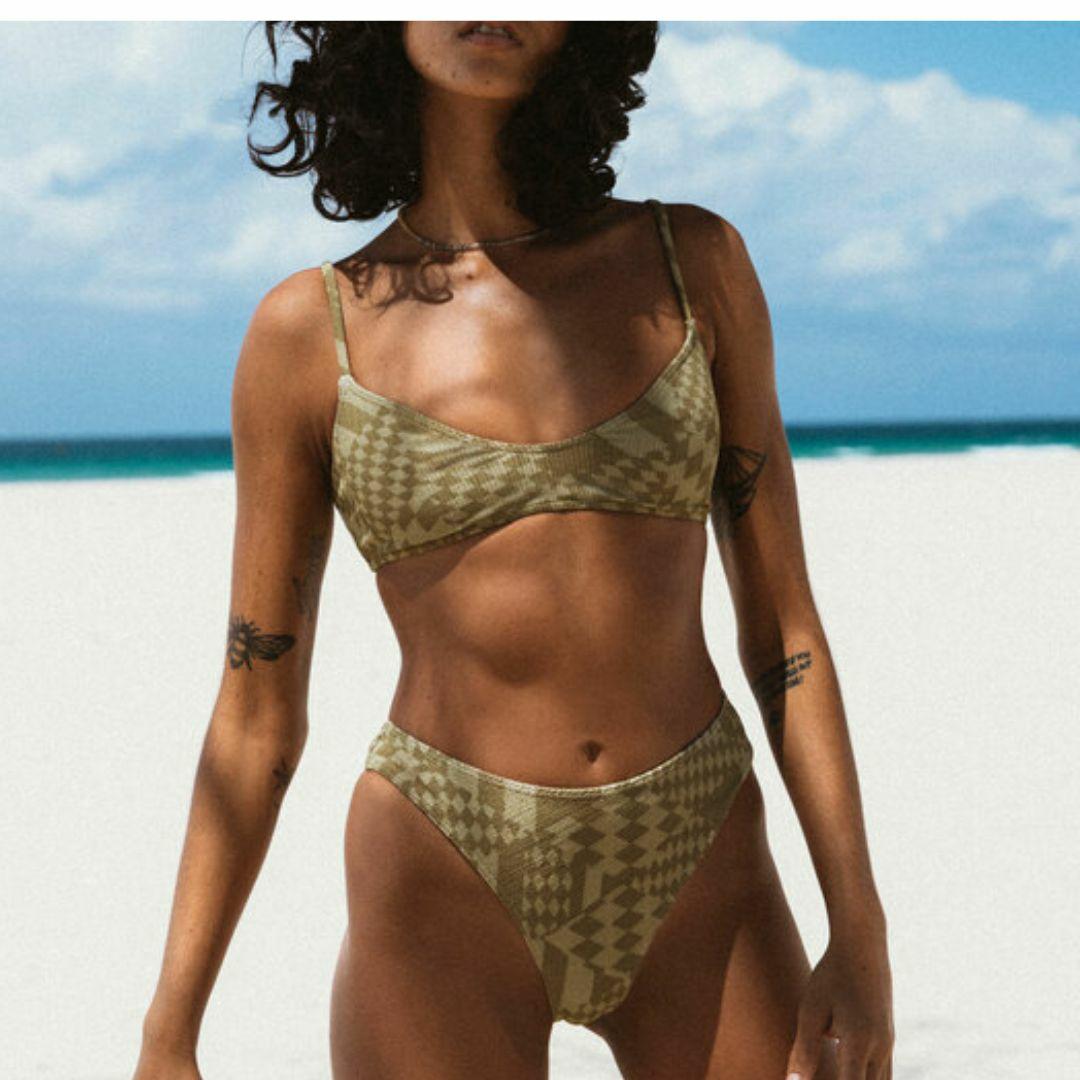 Static Havana Pant Womens Swim Wear Colour is Gld0