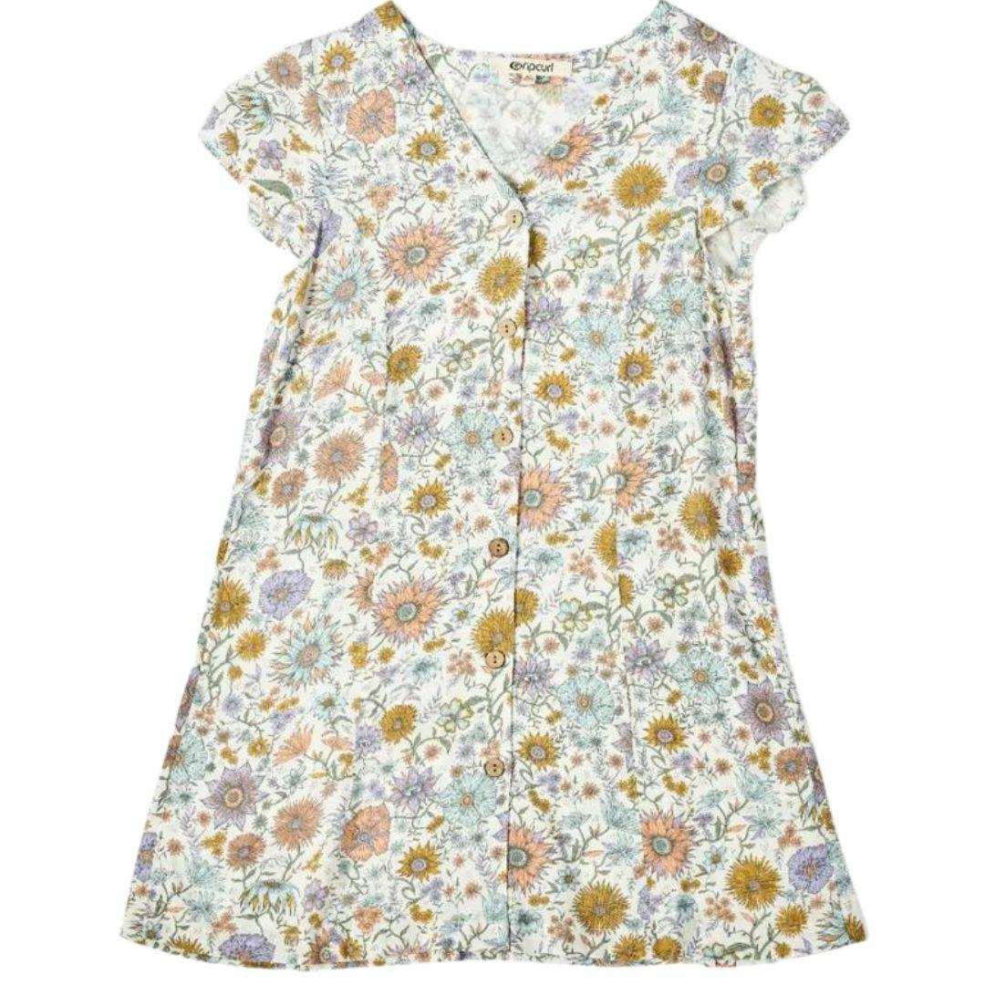 Cosmic Floral Dress -girl Girls Skirts And Dresses Colour is Multico