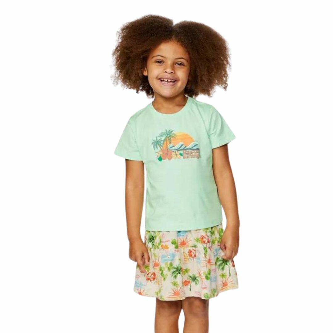 Low Tide Standard Tee - G Girls Tee Shirts Colour is Mint