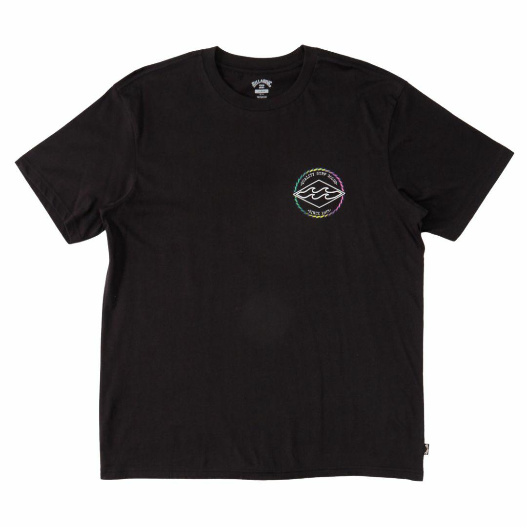 Rotor Diamond Ss Kids Toddlers And Groms Tee Shirts Colour is Black