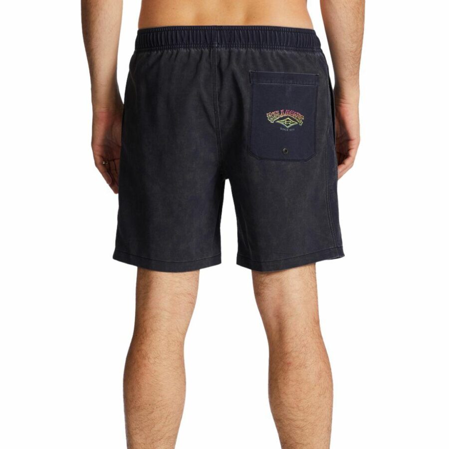 Riot Layback Mens Boardshorts Colour is Black