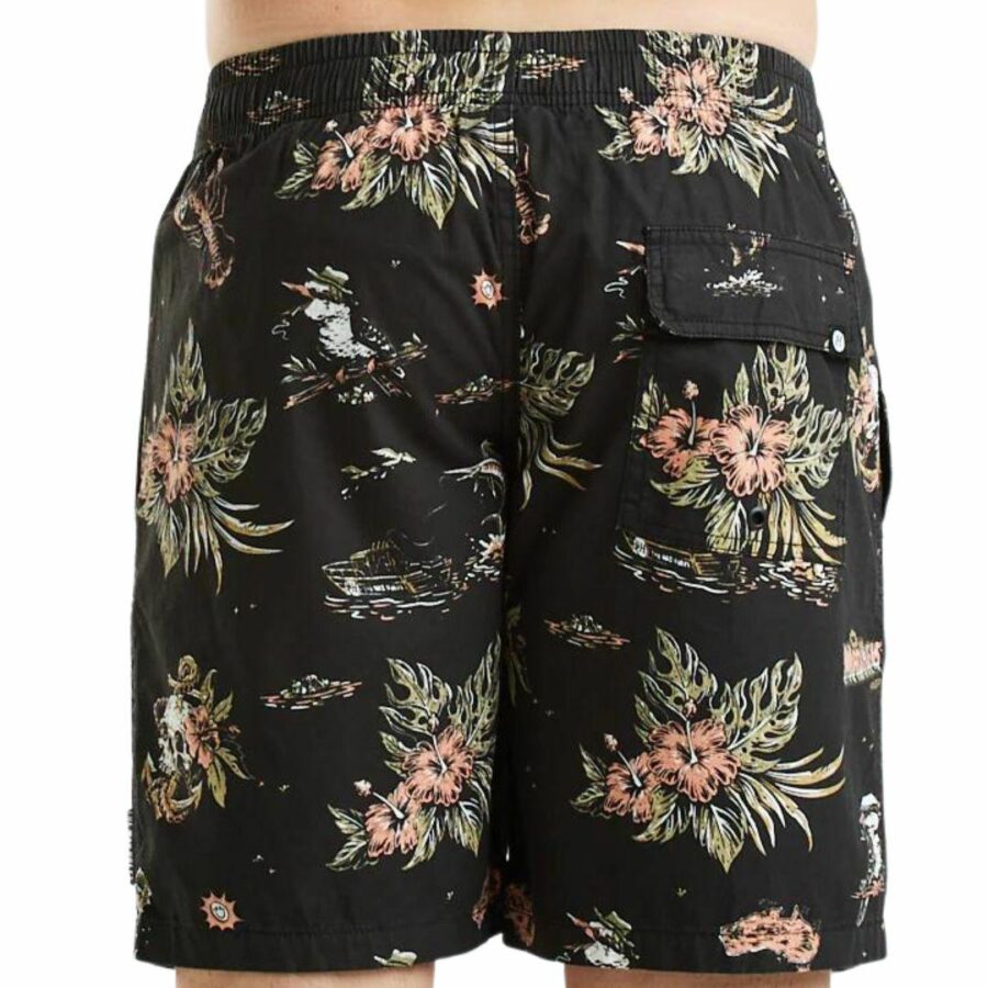 Dirty Vacay Volley Short Mens Boardshorts Colour is Black