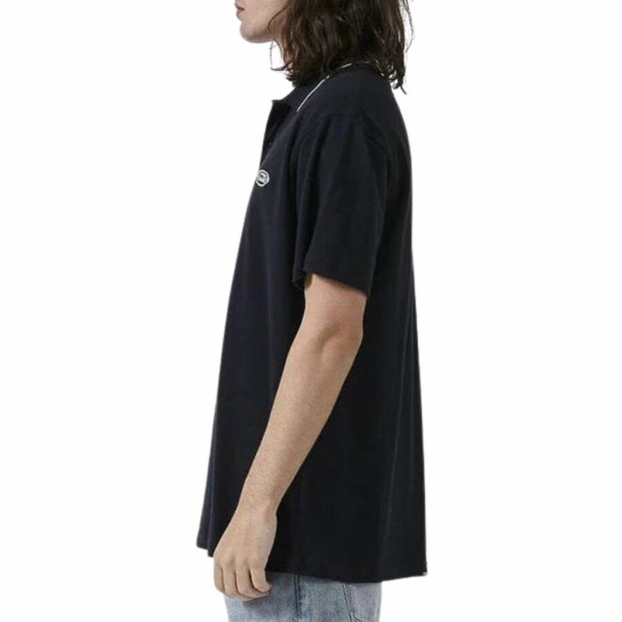 Mind Sign Polo Mens Tops Colour is Dark Navy