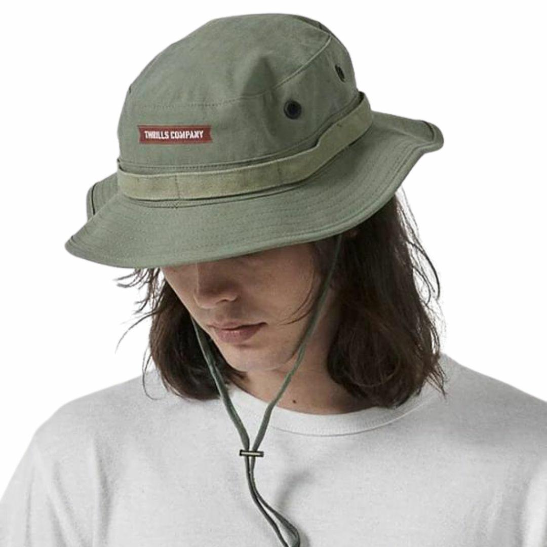 Paradise Brig Boonie Hat Mens Hats Caps And Beanies Colour is Green