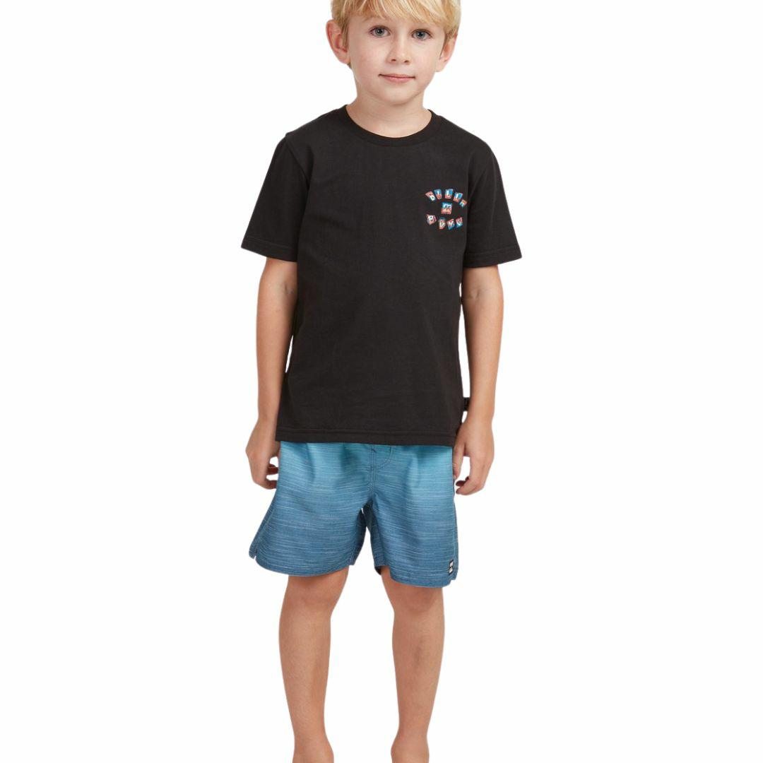 Sergio Layback Kids Toddlers And Groms Boardshorts Colour is Light Navy