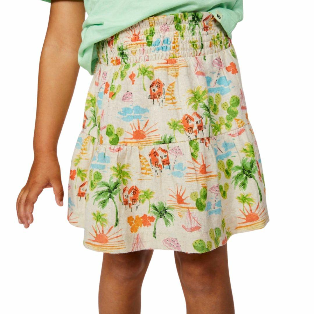 Vacation Club Skirt -girl Girls Skirts And Dresses Colour is Multico