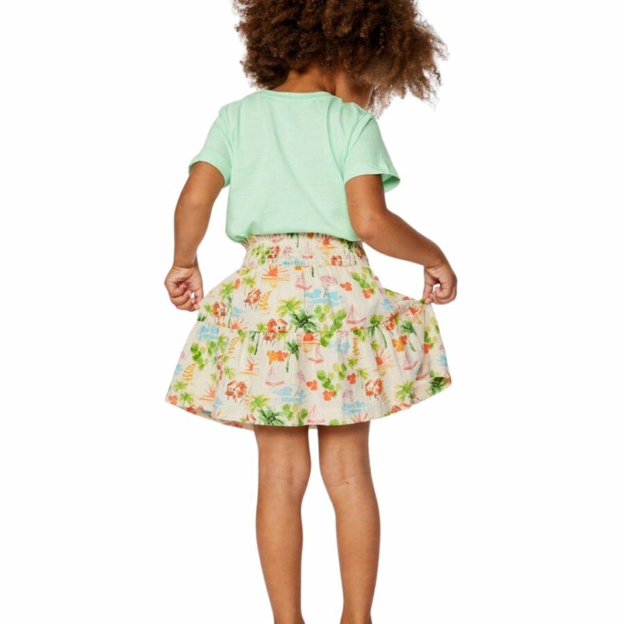Vacation Club Skirt -girl Girls Skirts And Dresses Colour is Multico